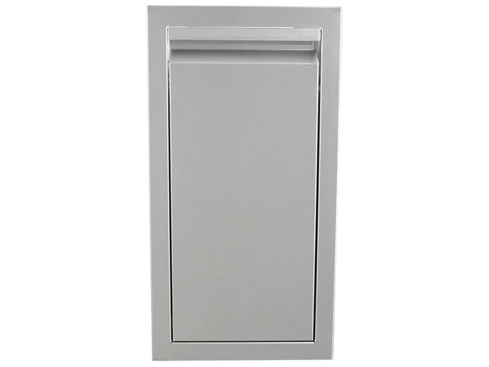 RCS Grills Stainless Steel Valiant Narrow Trash Drawer-Trash Can Included