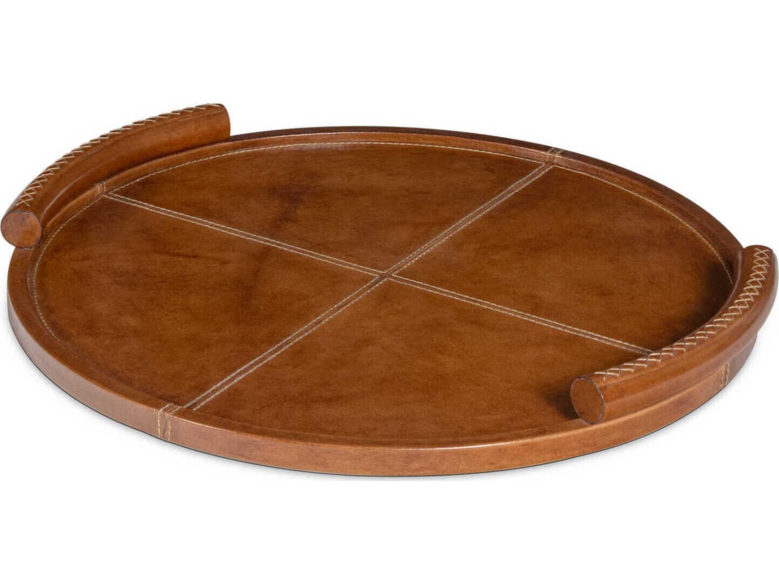 Regina Andrew Forte Leather Serving Tray