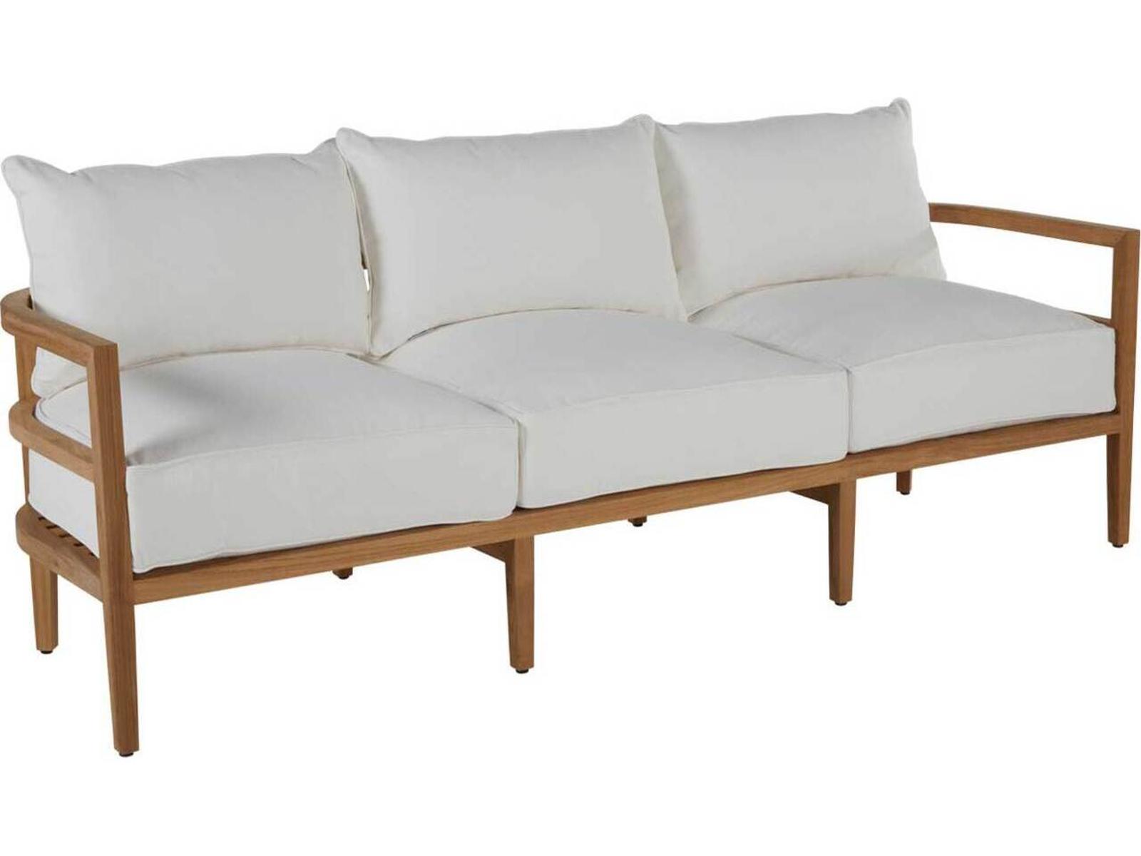 Summer Classics Santa Barbara Teak Natural Patio Sofa