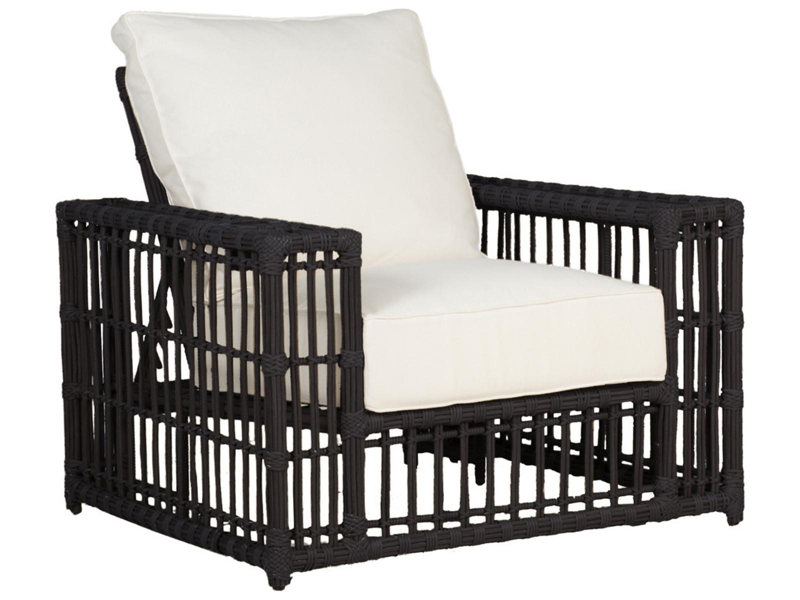 Summer Classics Newport Wicker Recliner Patio Lounge Chair
