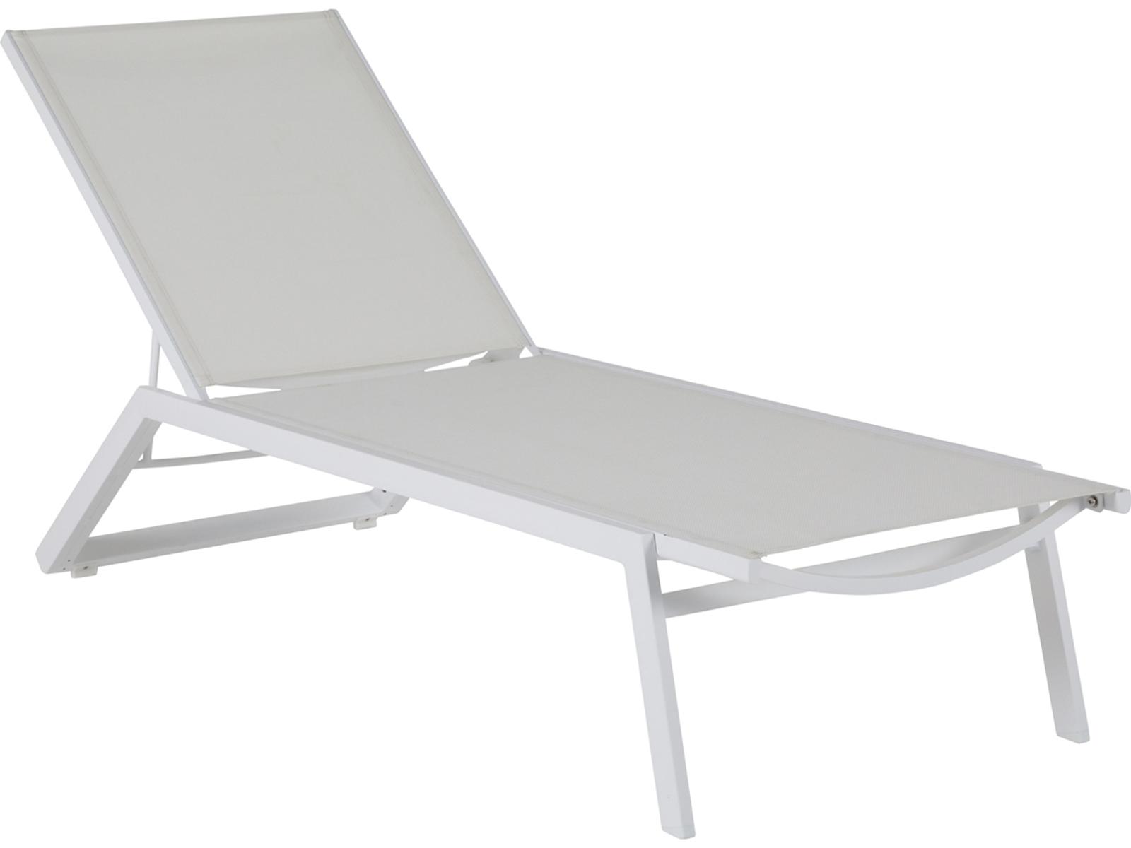 Summer Classics Salem Sling Aluminum Outdoor Patio Chaise Lounge