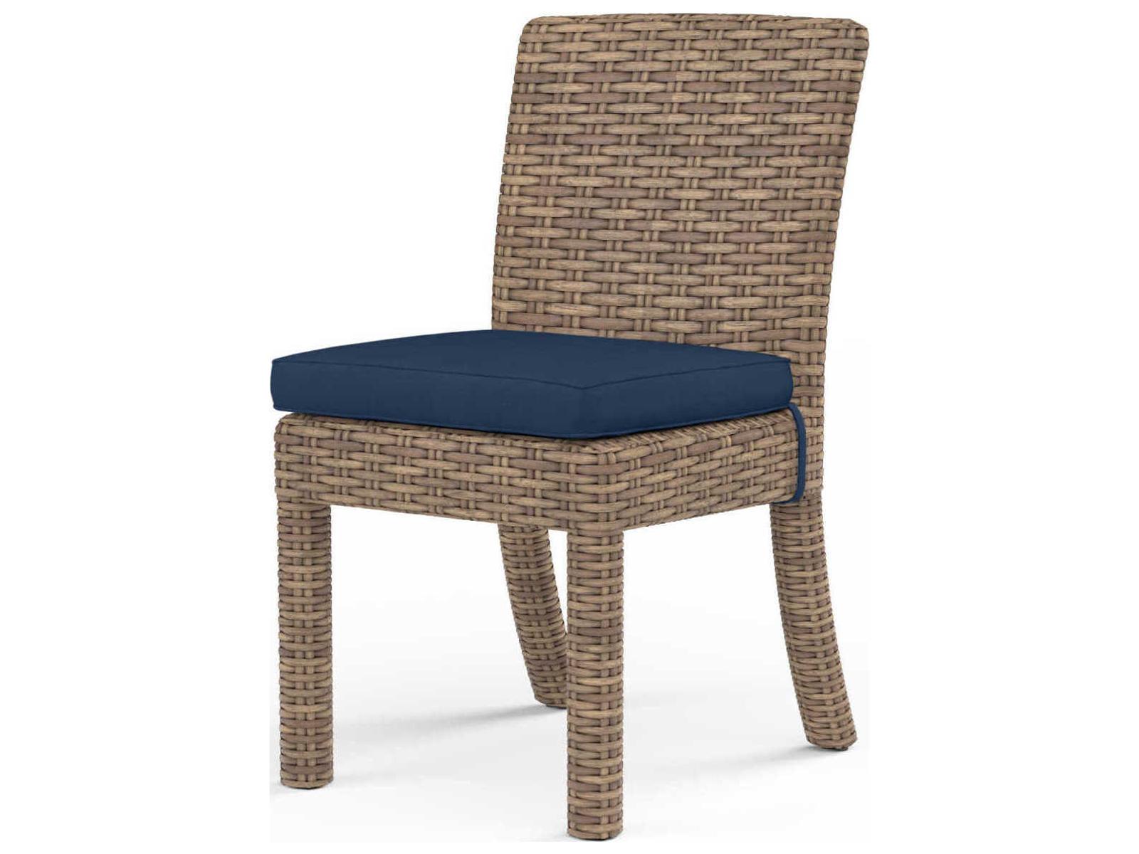 Sunset West Havana Wicker Dining Side Chair