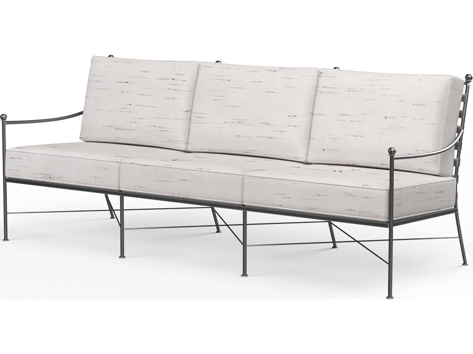 Sunset West Provence Wrought Iron Patio Sofa