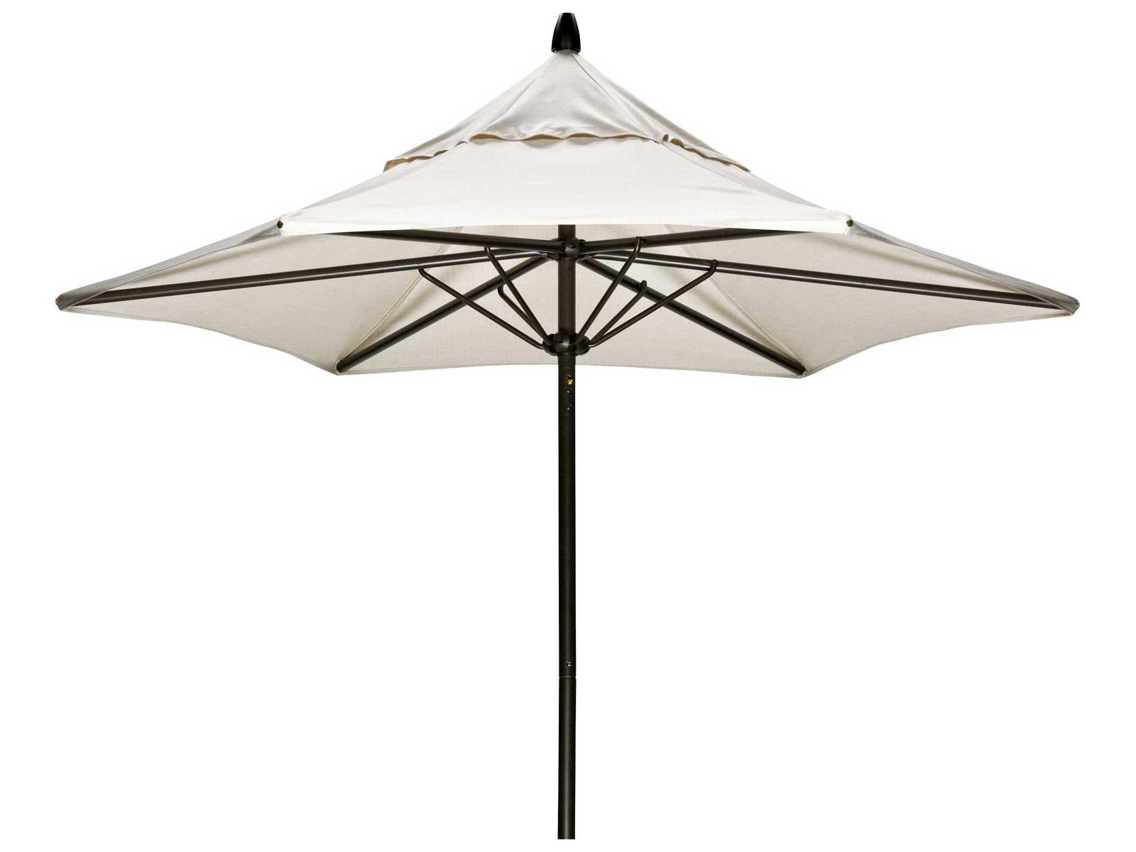 Telescope Casual Value Market Aluminum 7.5 Foot Octagon Push Up Lift Patio Umbrella