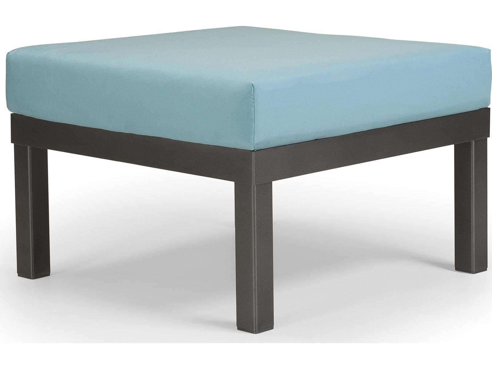 Telescope Casual Ashbee Sectional Cushion Cast Aluminum Patio Ottoman