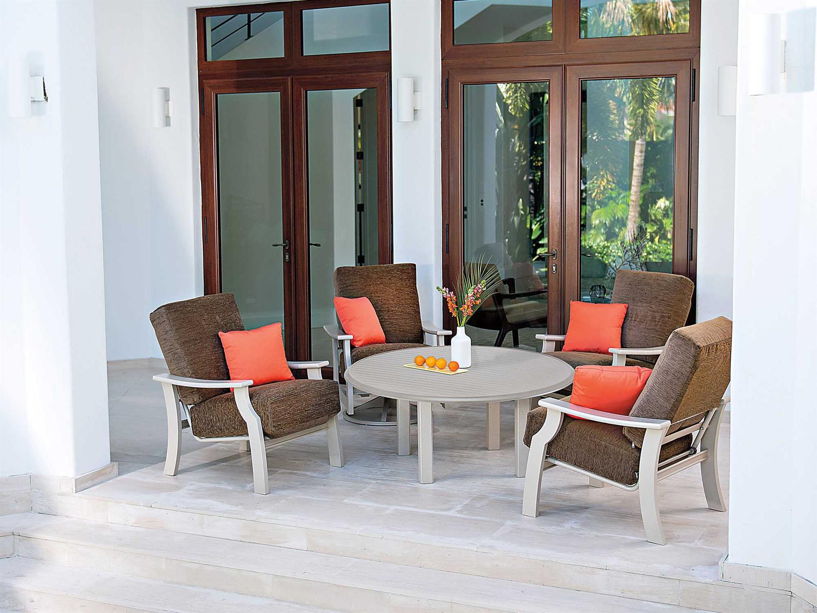 Telescope Casual St. Catherine Marine Grade Polymer Cushion Patio Lounge Set