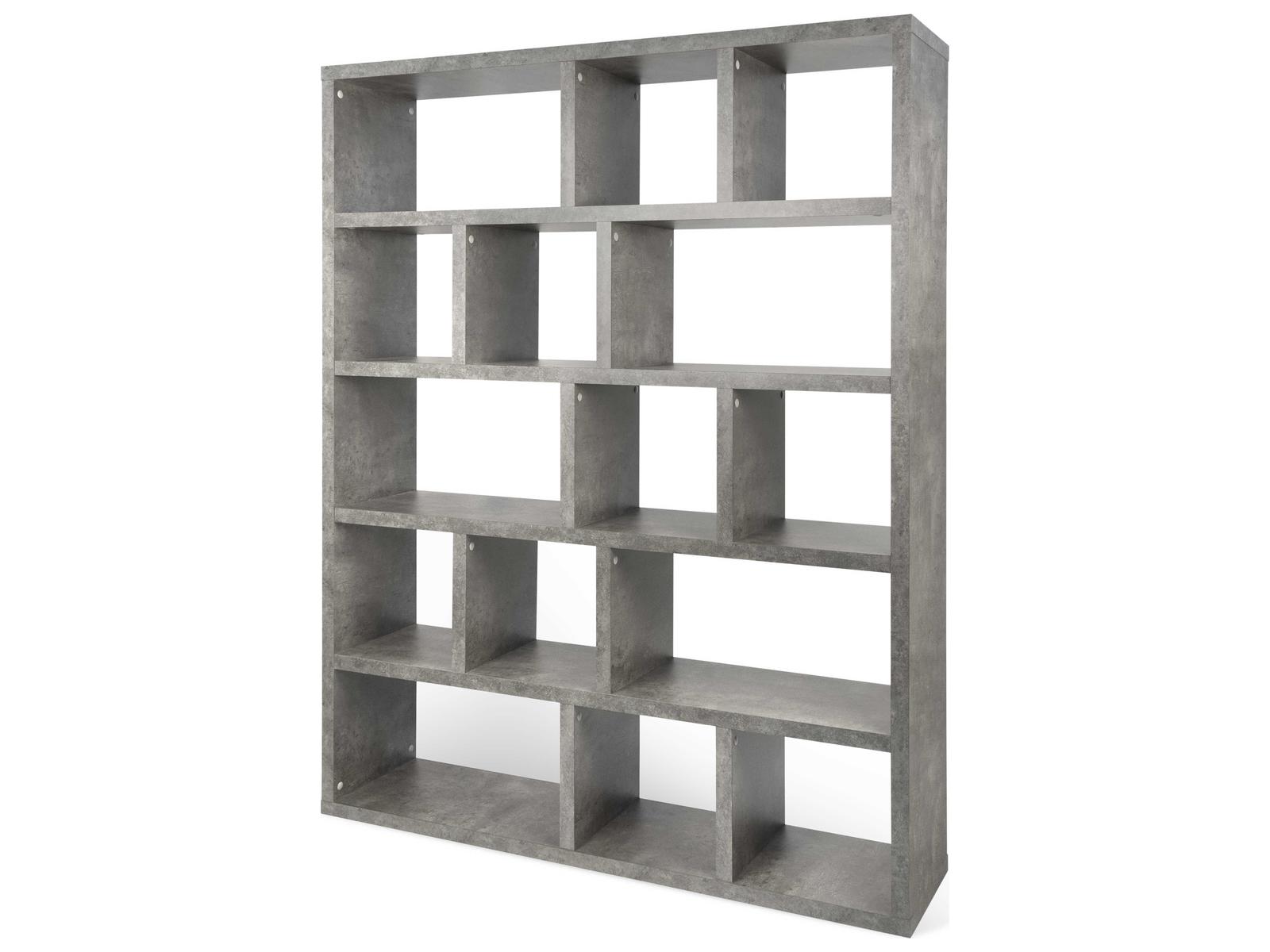 TemaHome Berlin Concrete Look Bookcase