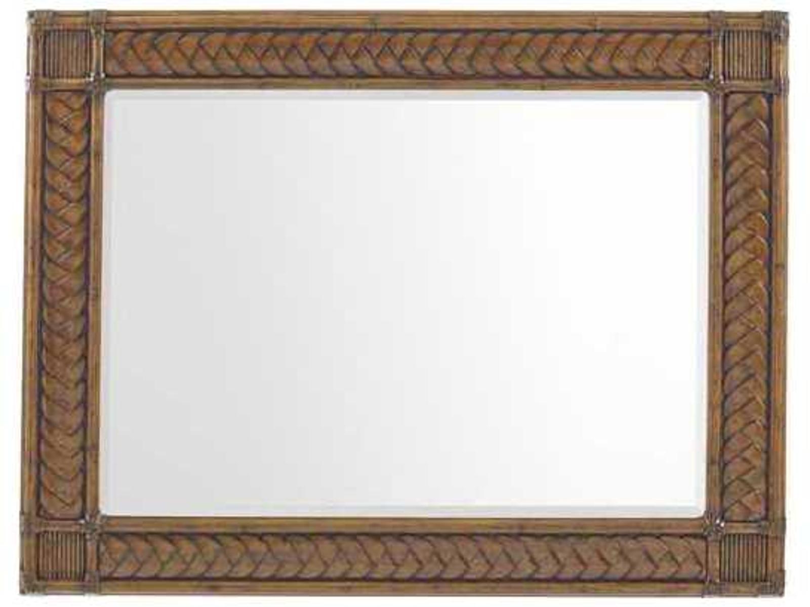 Tommy Bahama Bali Hai Sunrise Landscape Rectangular Wall Mirror