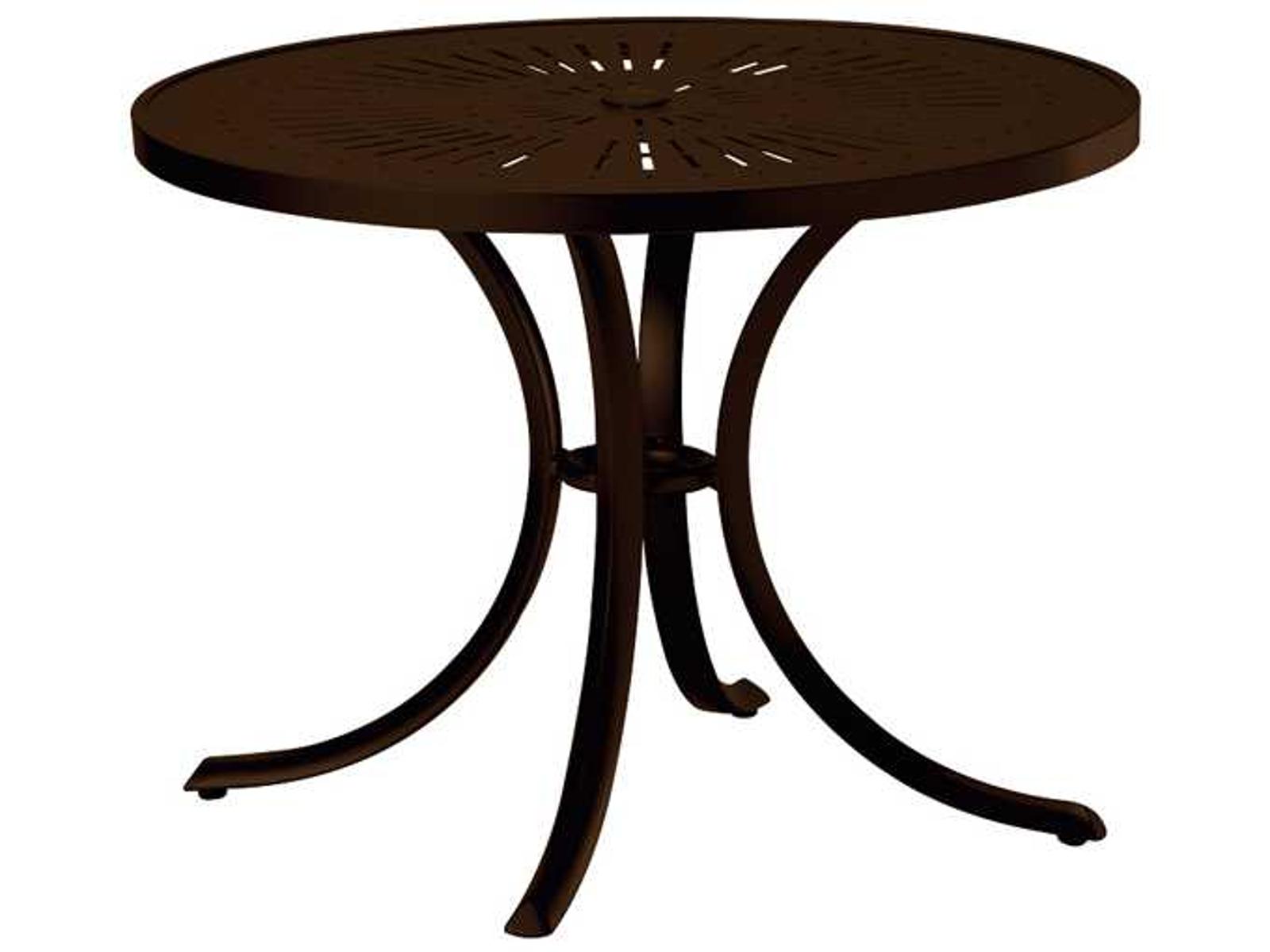 Tropitone La'Stratta Pedestal Dining Umbrella Table - Thumbnail 2
