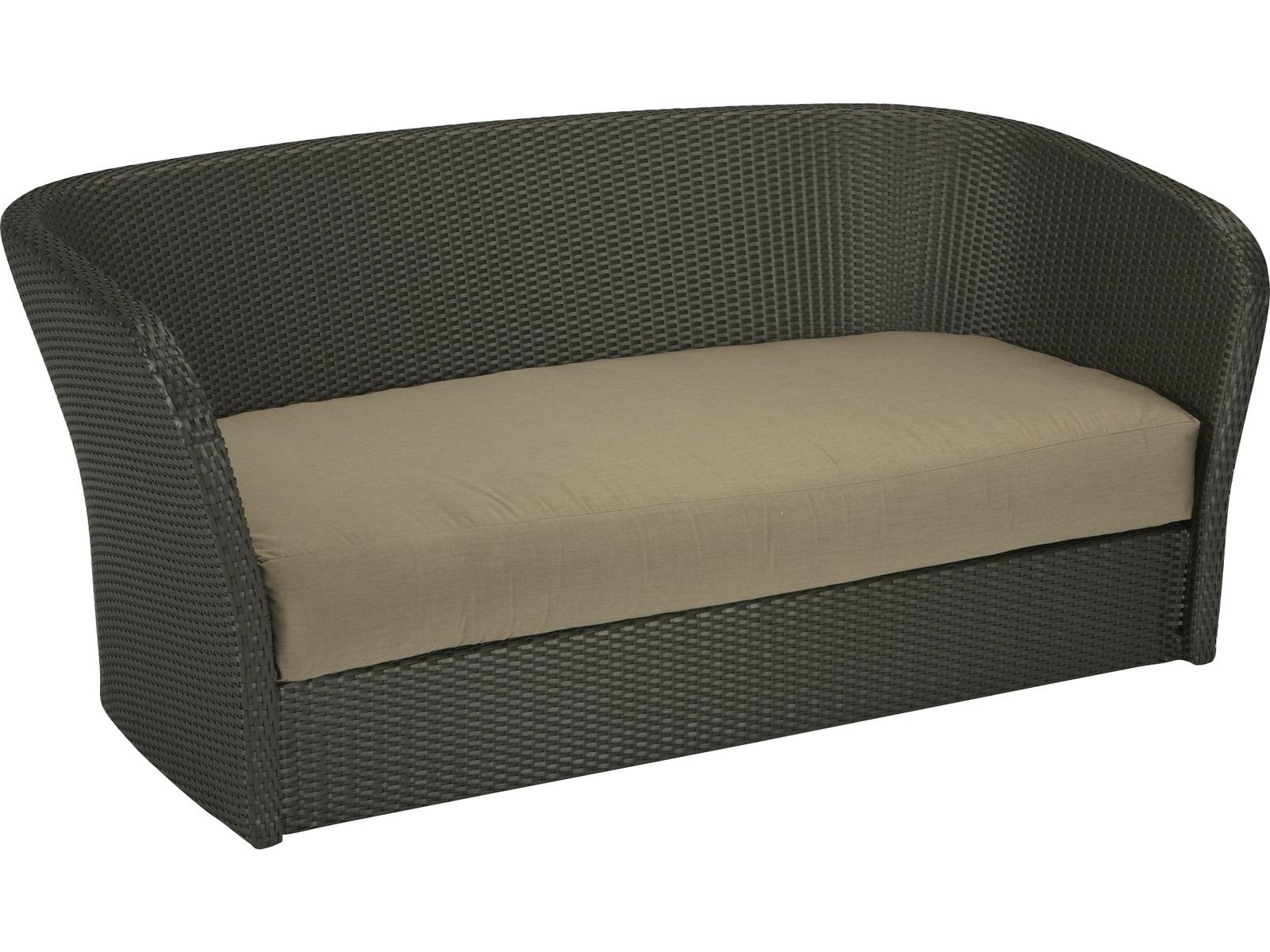 Tropitone Evo Woven Wicker Outdoor Sofa