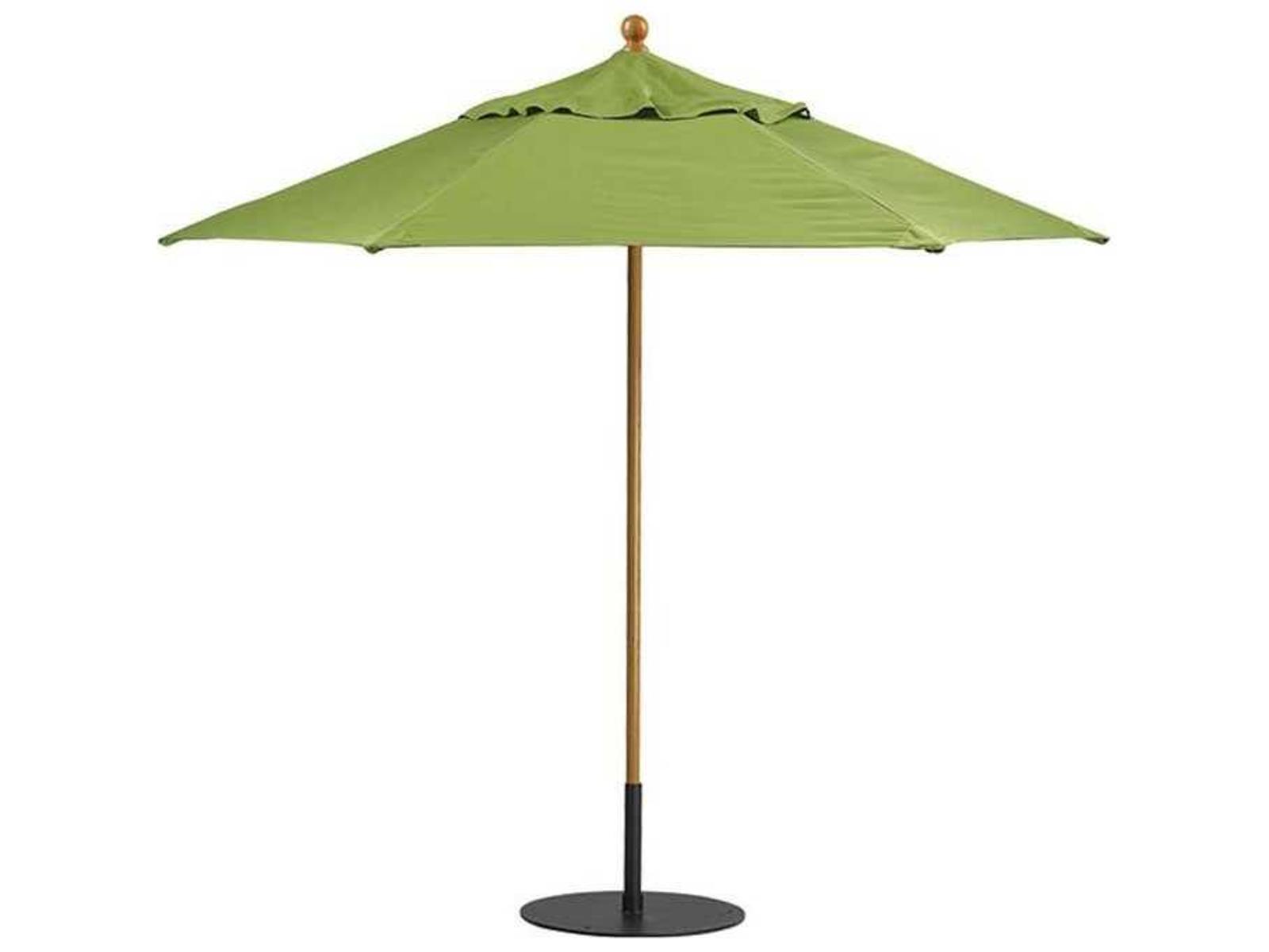 Tropitone Portofino II Aluminum 8 Foot Hexagon Manual Lift Patio Umbrella