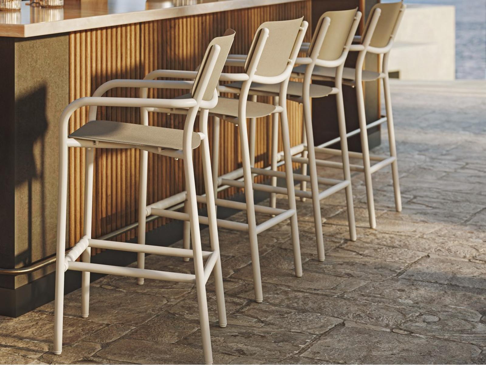 Tropitone Presto Aluminum Bar Stool Set