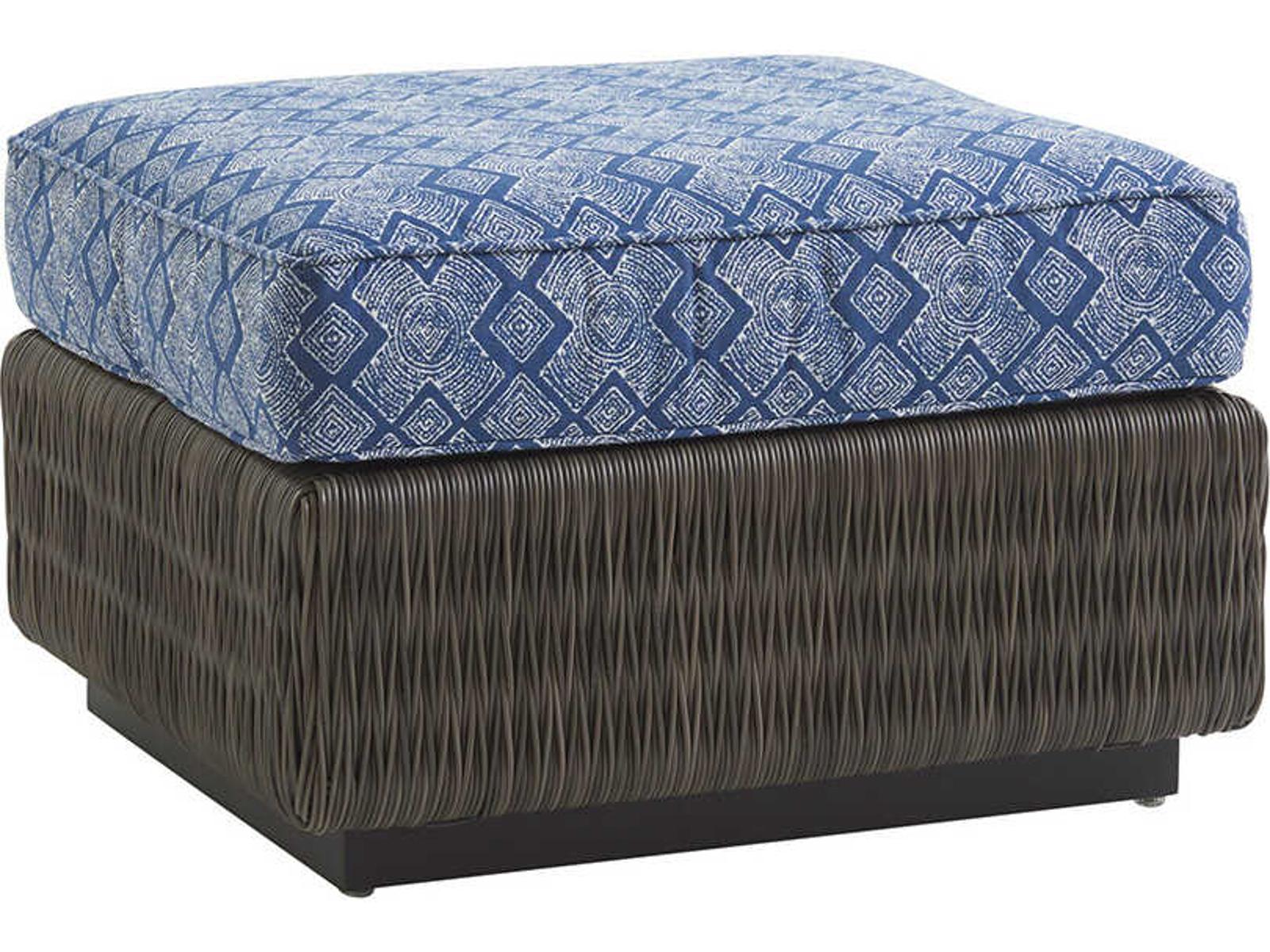 Tommy Bahama Cypress Point Ocean Terrace Bar Stool and Table Patio Set