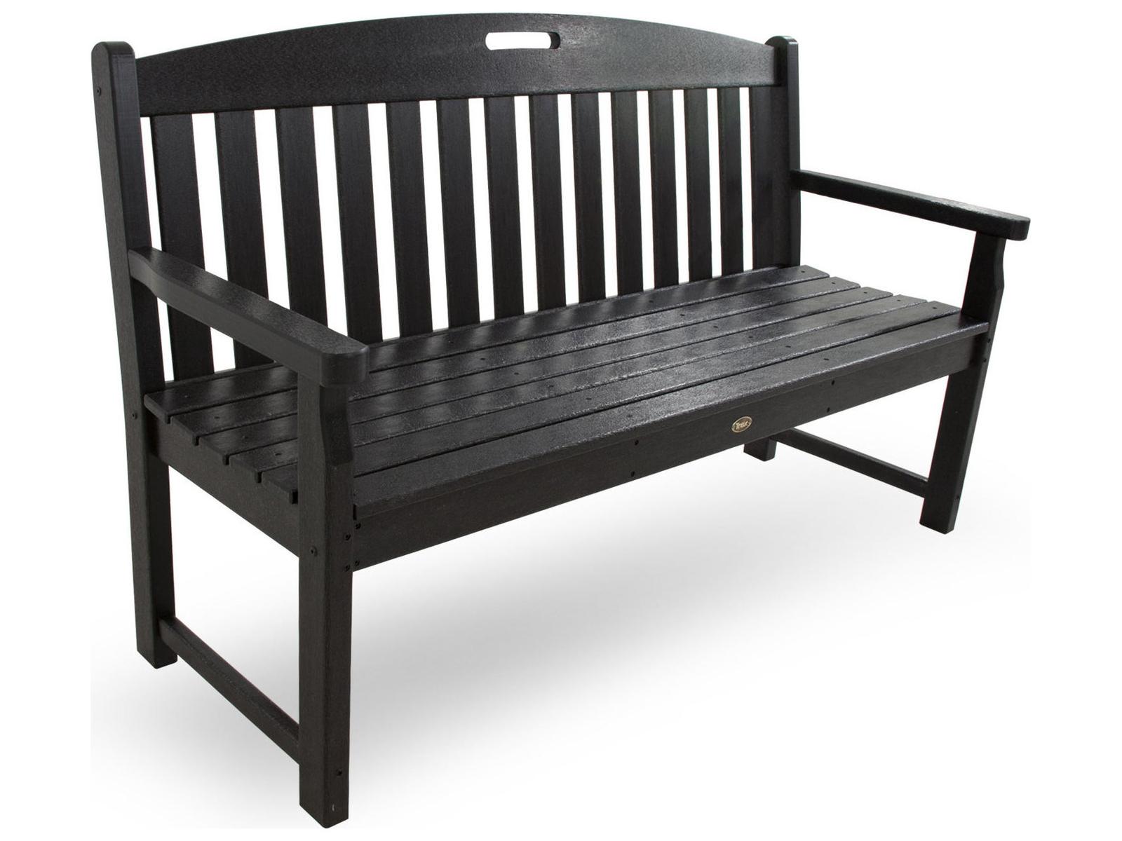 Trex® Outdoor Furniture™ Yacht Club Recycled Plastic 60'' Bench Trex® Outdoor Furniture™ Yacht Club Recycled Plastic 60'' Bench