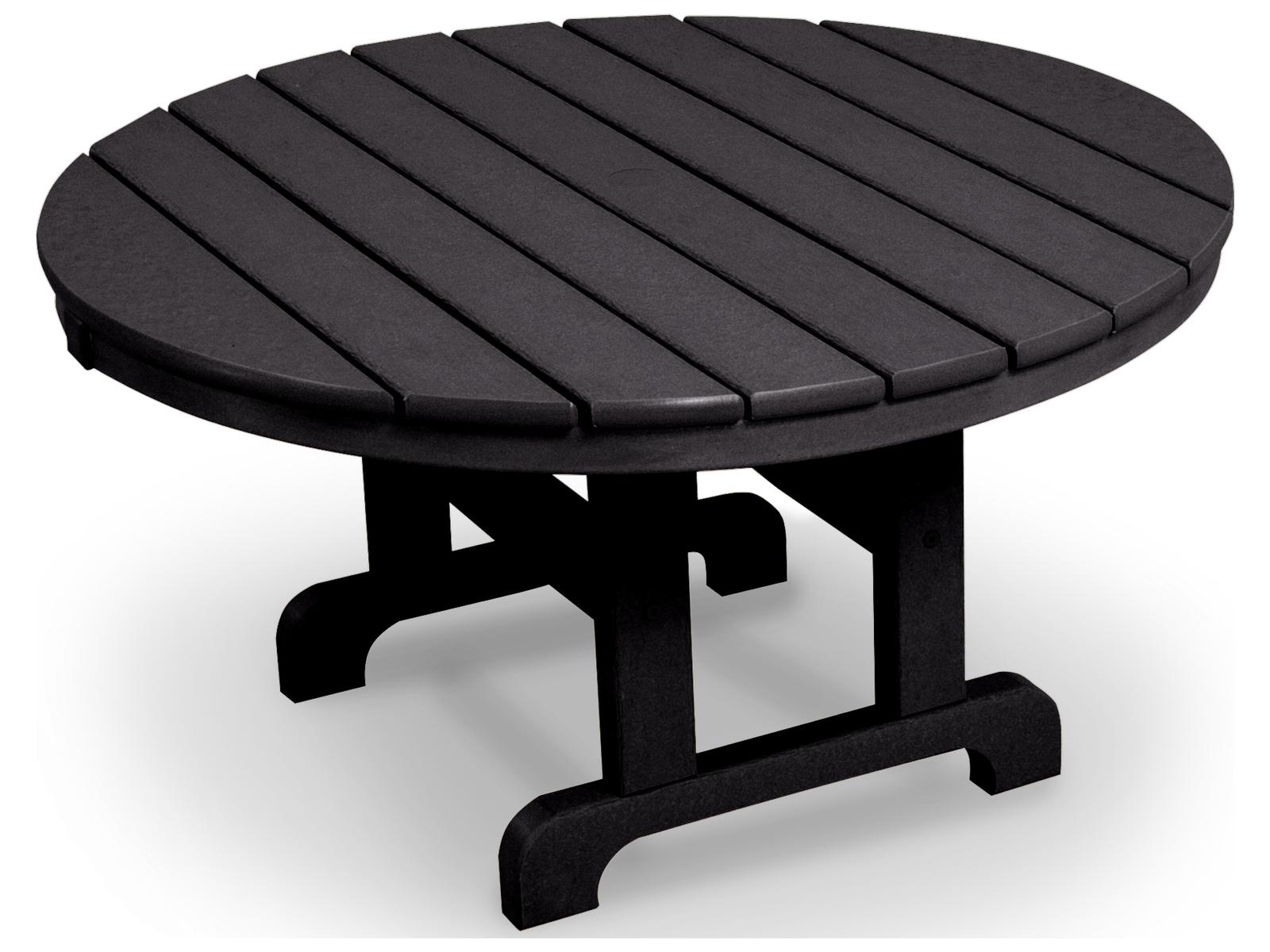 Trex Cape Cod 48-Inch Recycled Plastic Round Chat Table with