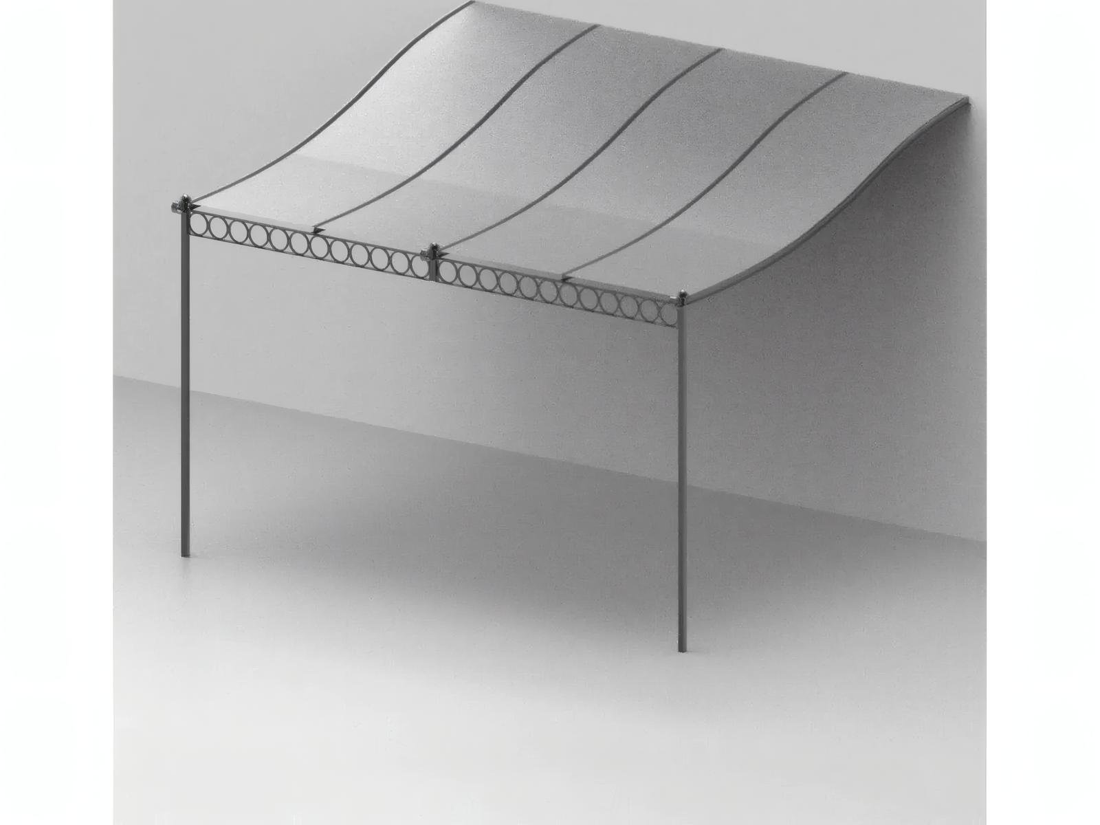 UnoPiu Tibisco Attached Pergola with Polycarbonate Roofing