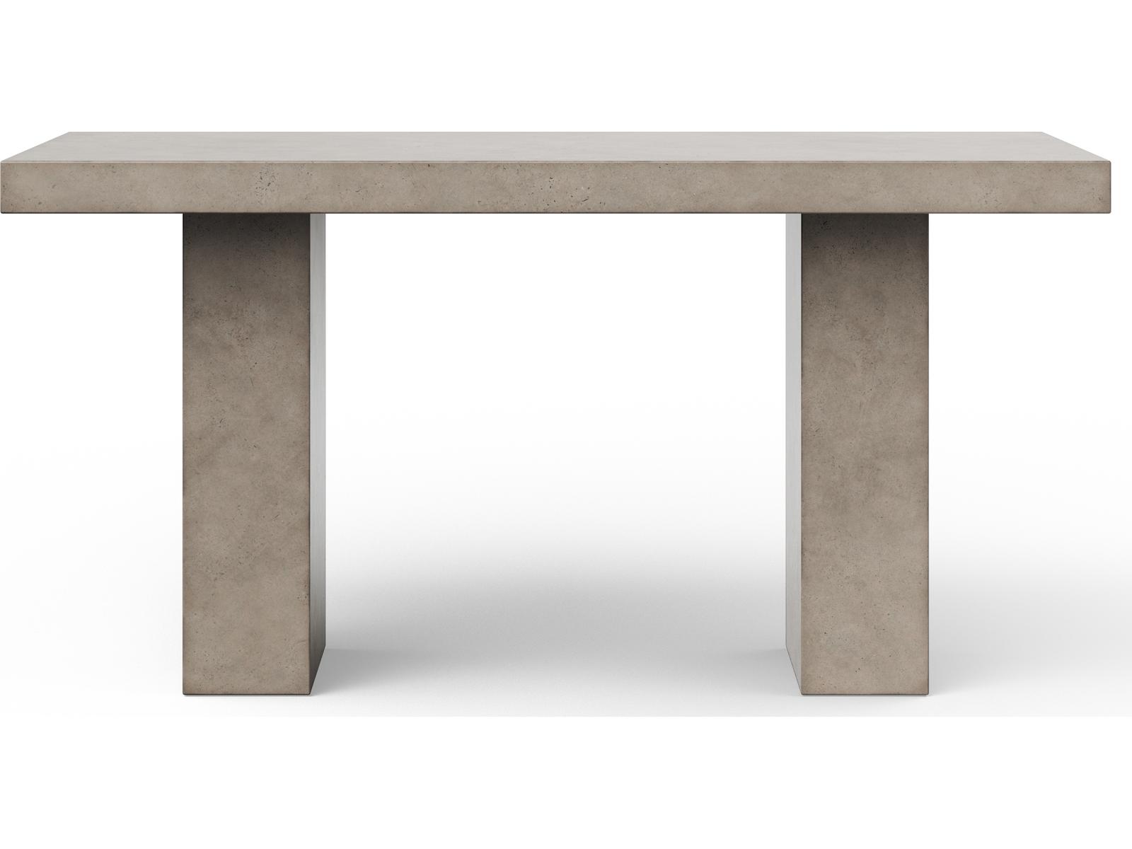 Urbia Mixx Elcor Concrete Bar Height Dining Table x 82.75" Dark Grey