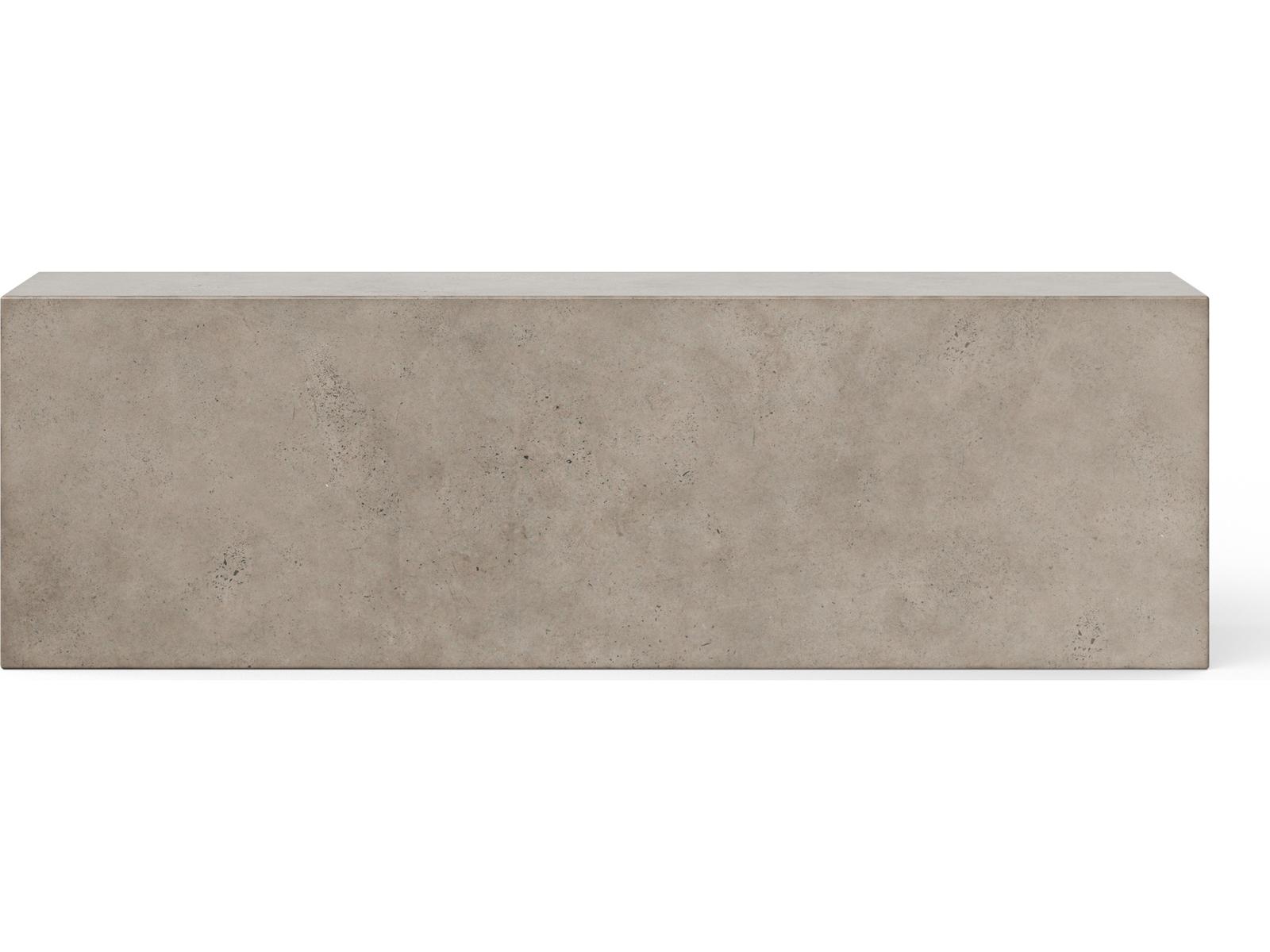 Urbia Una Concrete Dark Grey Accent Bench