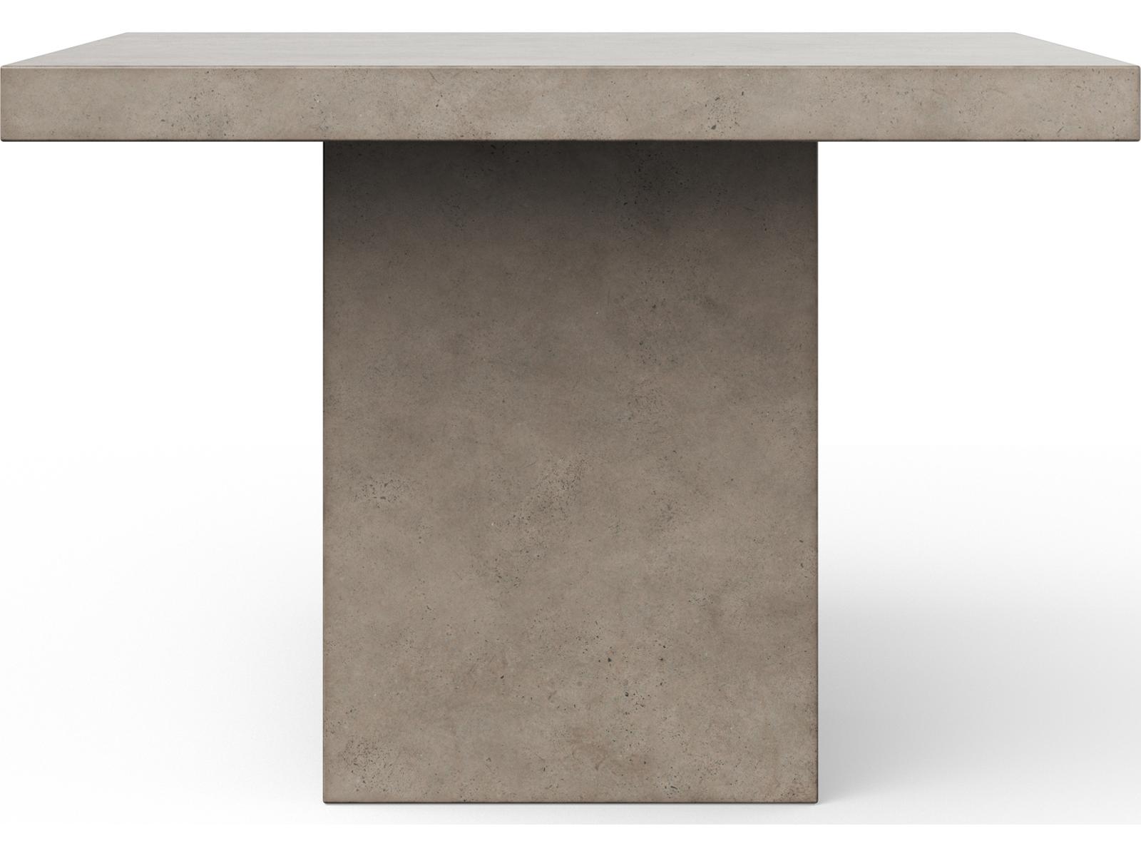 Urbia Mixx Concrete Una Square Bar Height Dining Table Dark Grey