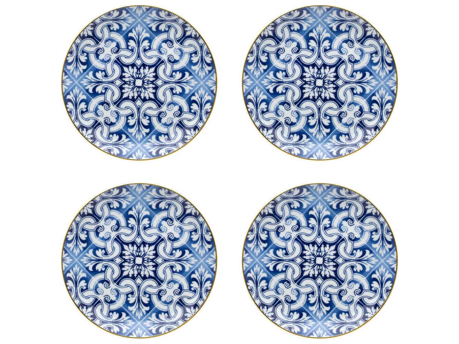 Transatlantica Porcelain Dessert Plate Set