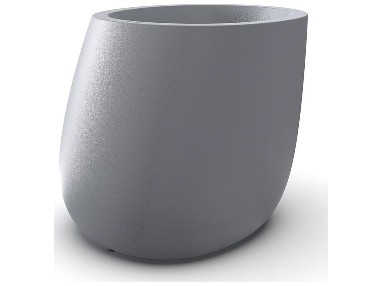 Vondom Outdoor Stone Gray Planter