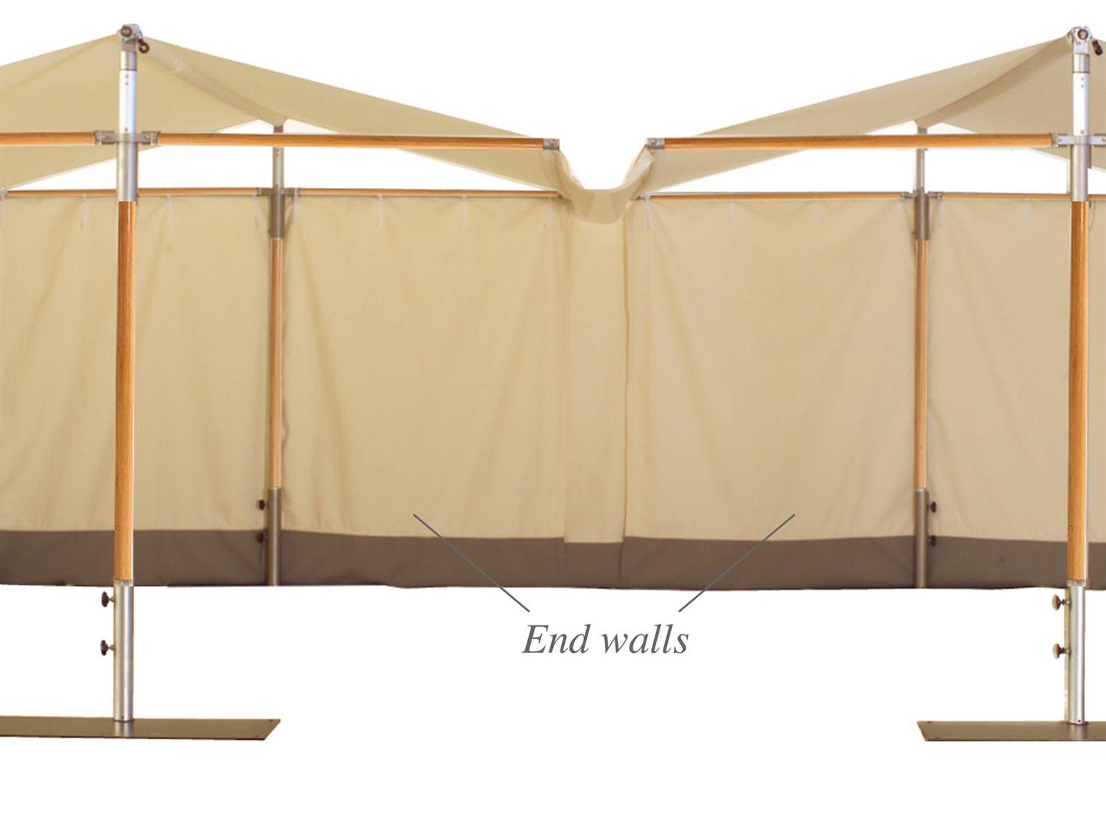 papillon セット Woodline Shade Solutions Papillon Pavilion Endwall | PatioLiving