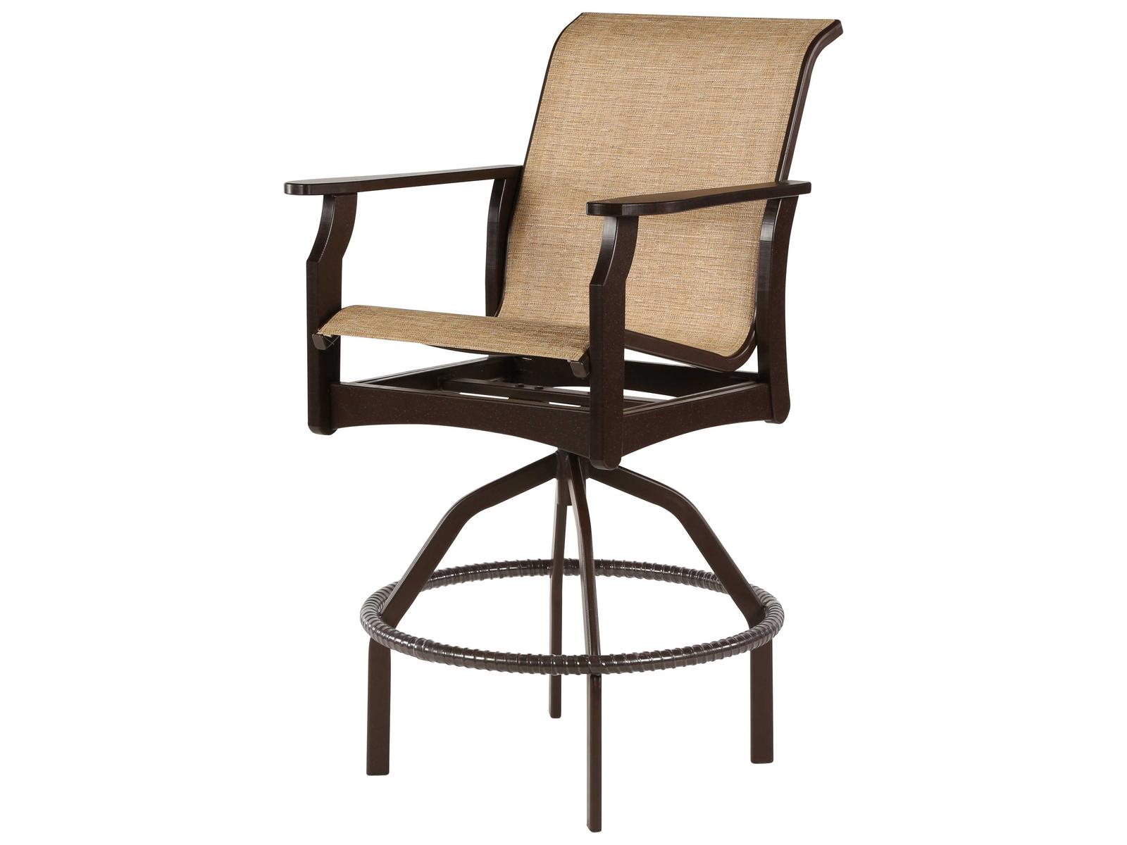 Windward Design Group Covina Sling Swivel Bar Chair