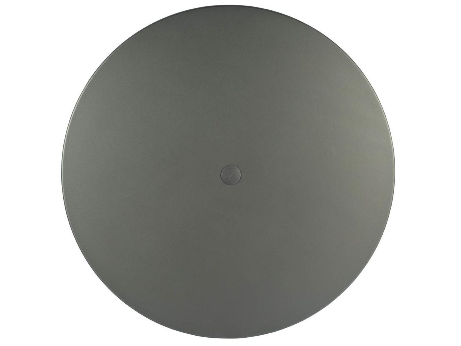 Woodard Aluminum Round Solid Top Rolled Edge with Umbrella Hole