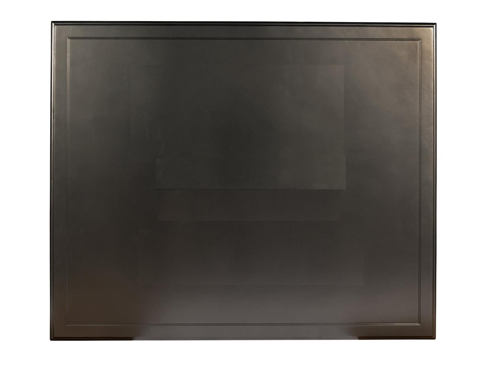 Woodard Solid Cast Aluminum Rolled Edge Rectangular Table Top with Umbrella Hole