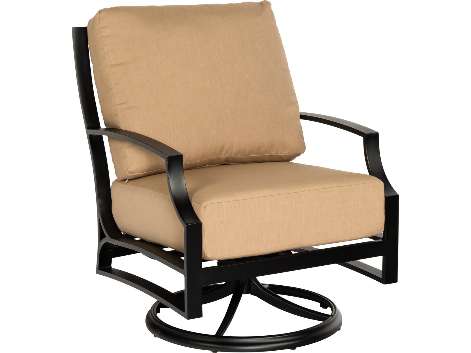 Woodard Seal Cove Aluminum Swivel Patio Lounge Chair