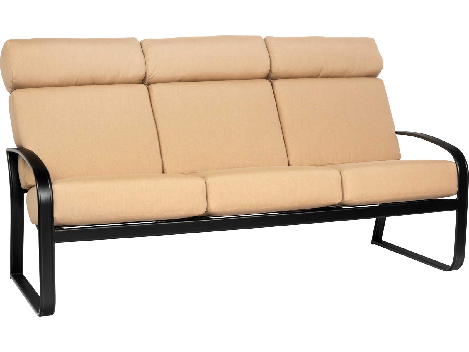 Woodard Cayman Isle Cushion Aluminum Outdoor Sofa