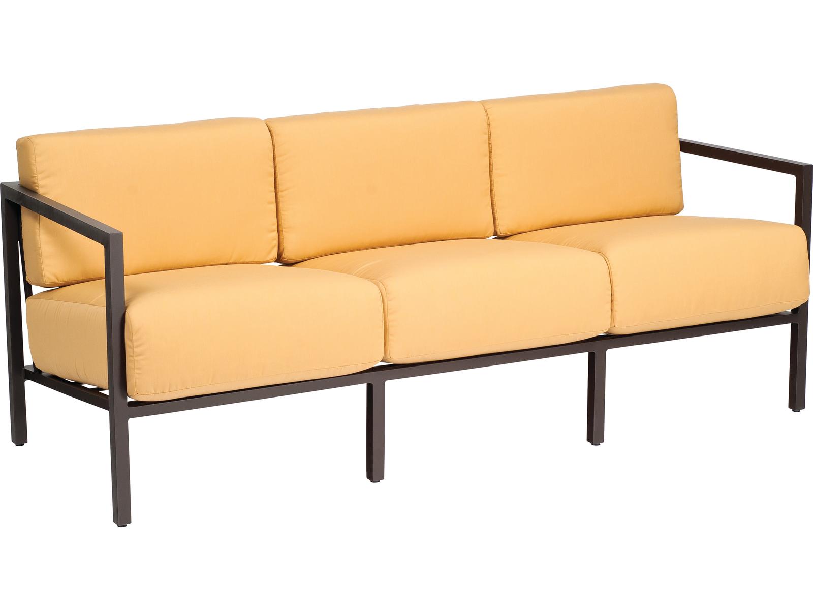 Woodard Salona Cushion By Joe Ruggiero Aluminum Outdoor Sofa