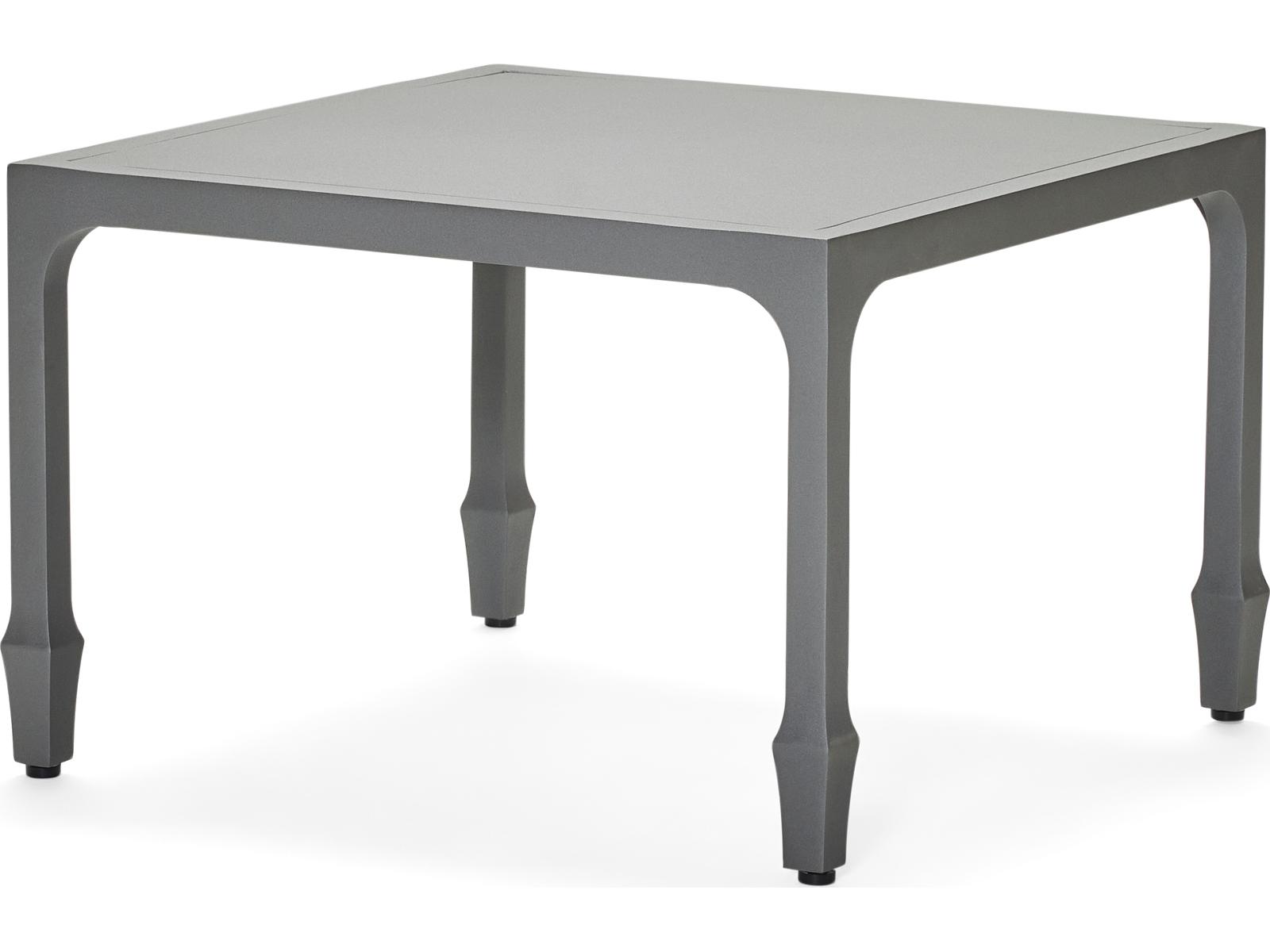 Woodard Alberti Cast Aluminum Square Outdoor Patio End Table