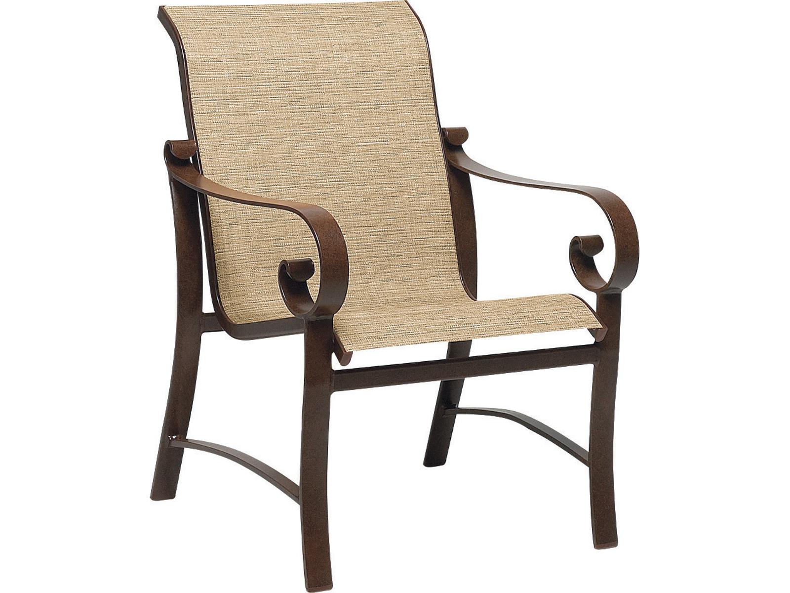 Woodard Belden Sling Aluminum Outdoor Patio Dining Chair