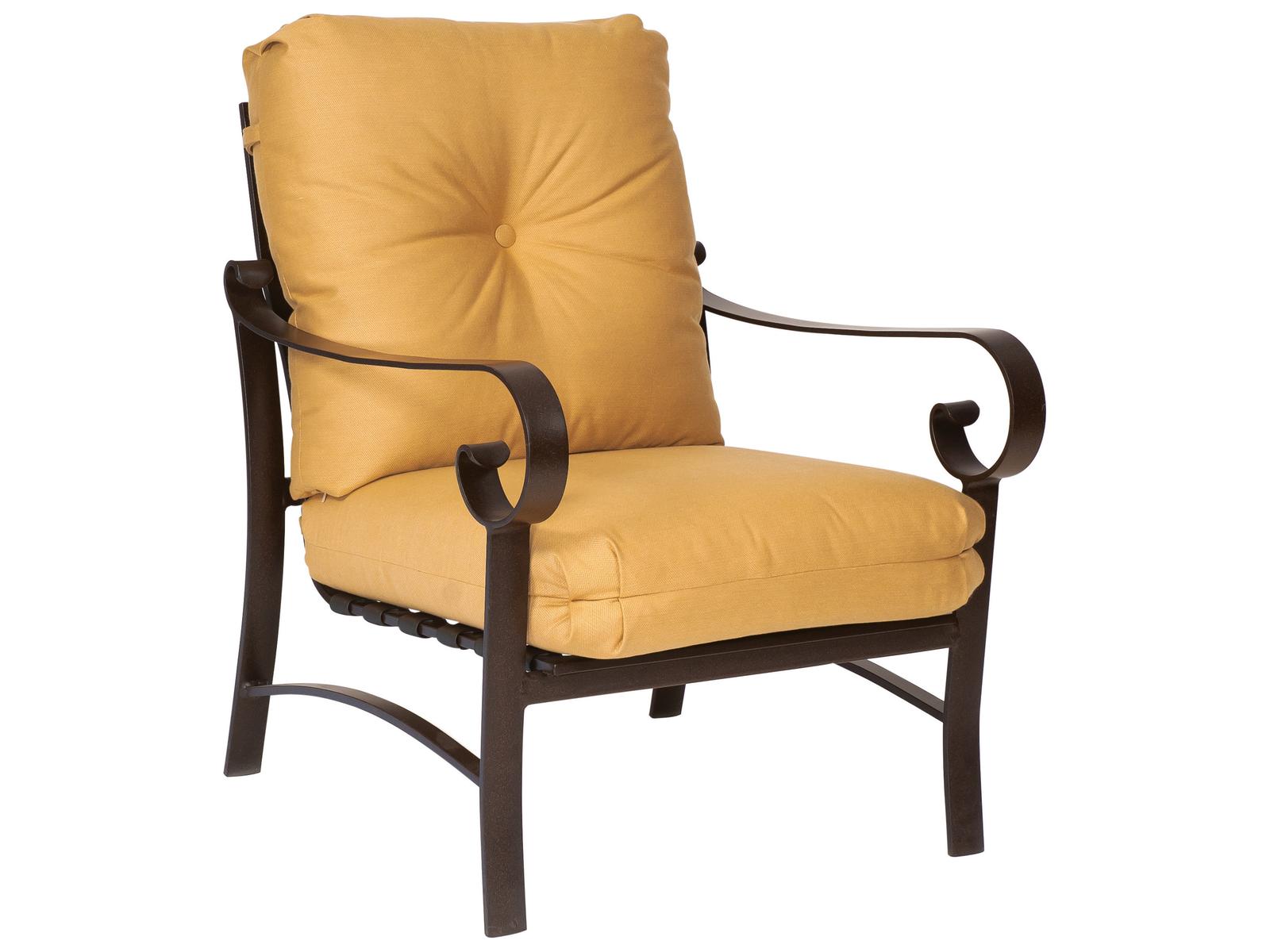 Woodard Belden Cushion Aluminum Outdoor Patio Lounge Chair
