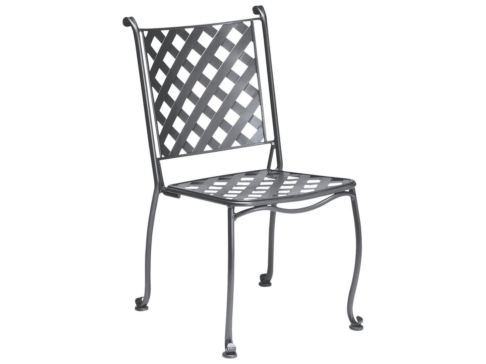 Woodard Maddox Wrought Iron Bistro Side Chair