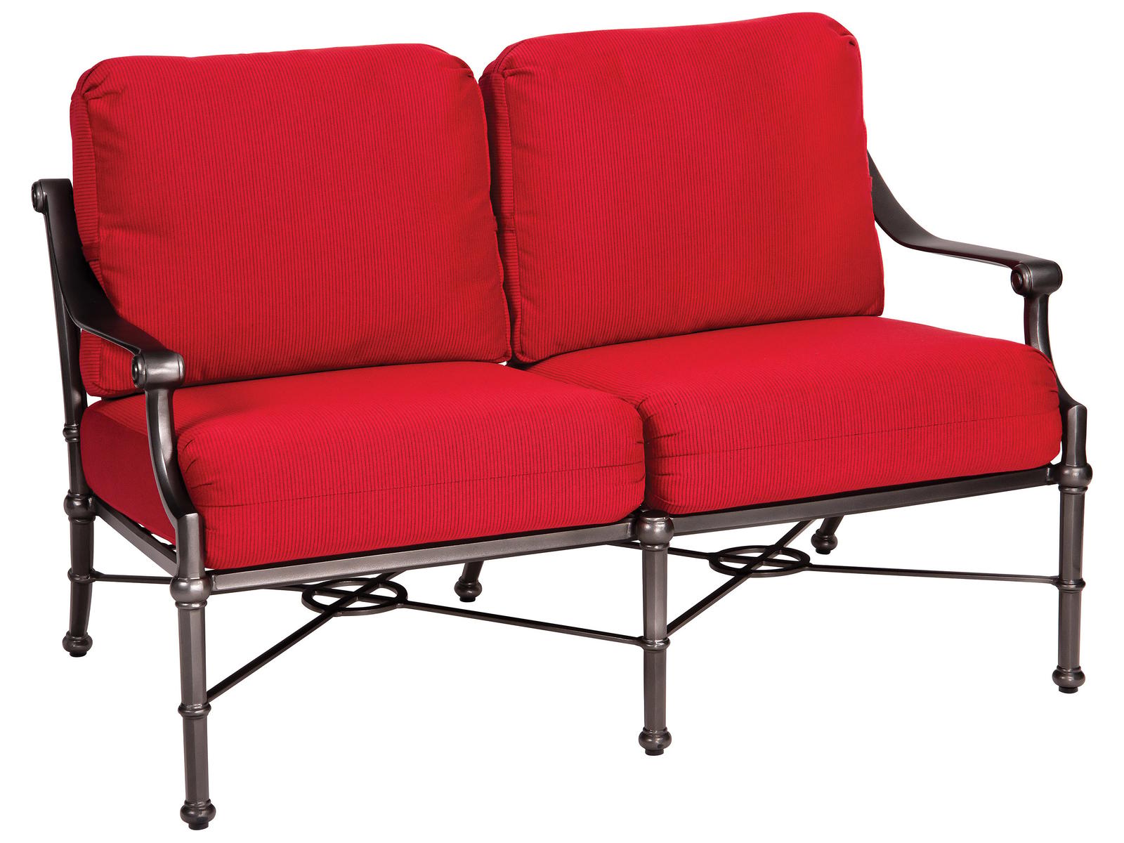 Woodard Delphi Loveseat Replacement Cushions
