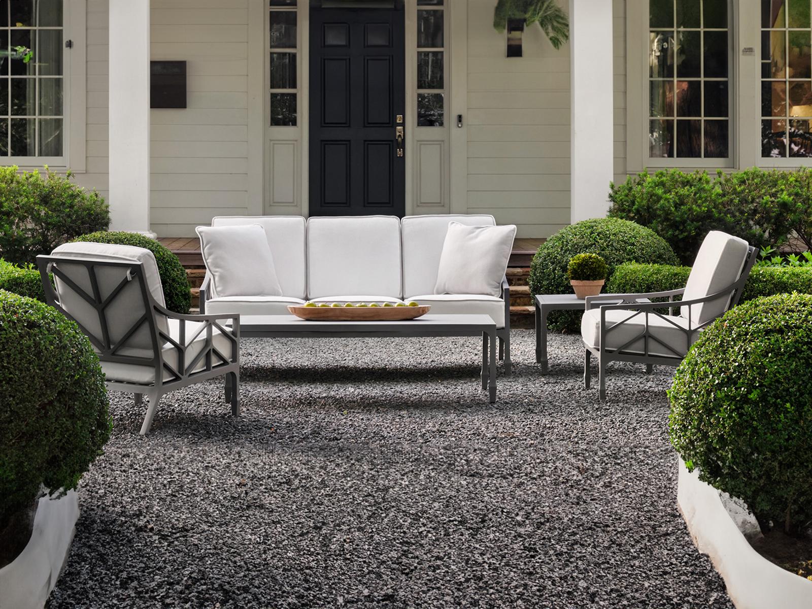 Woodard Alberti Cast Aluminum Patio Lounge Set