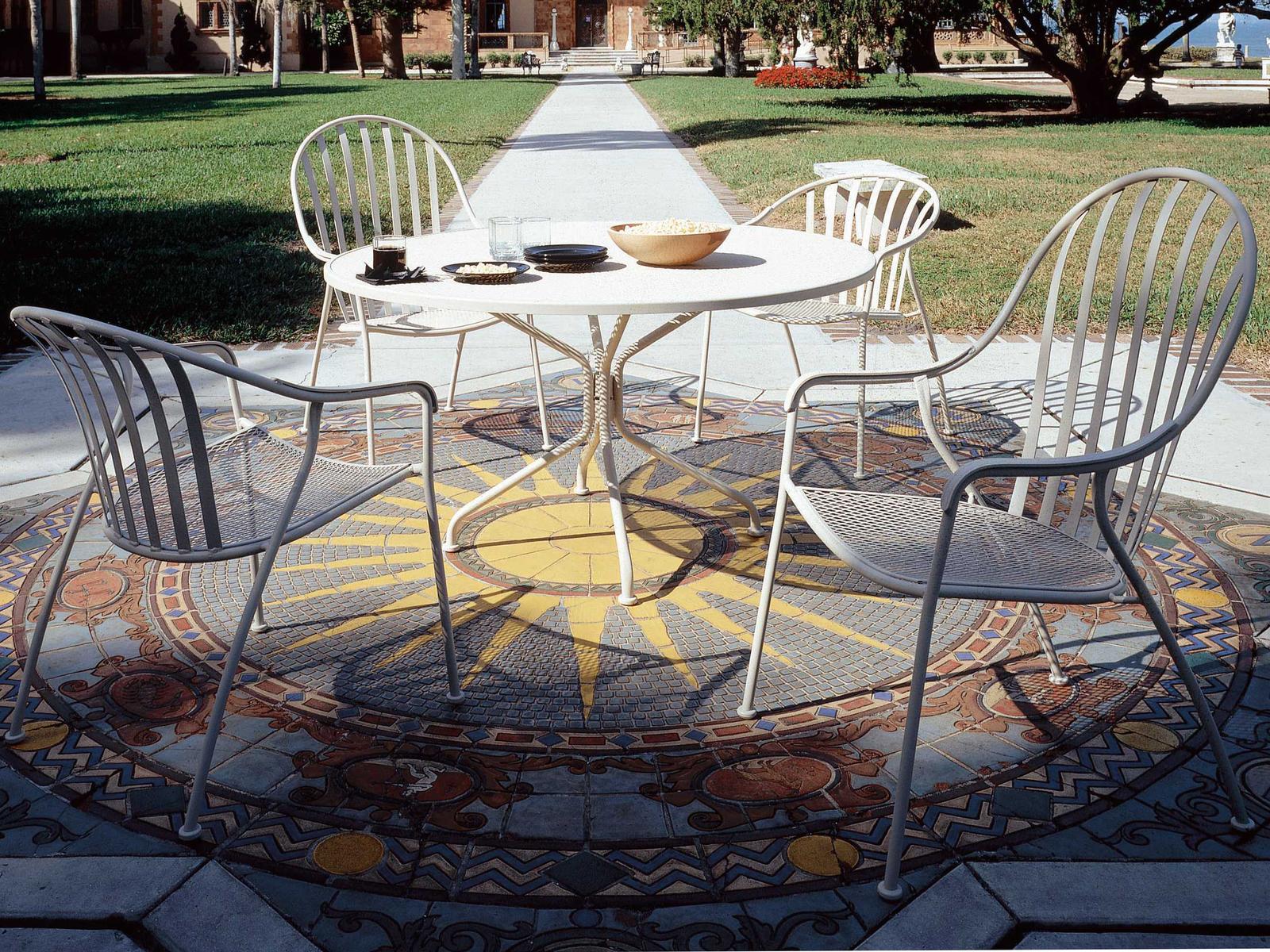 Woodard Valencia Wrought Iron Patio Dining Set