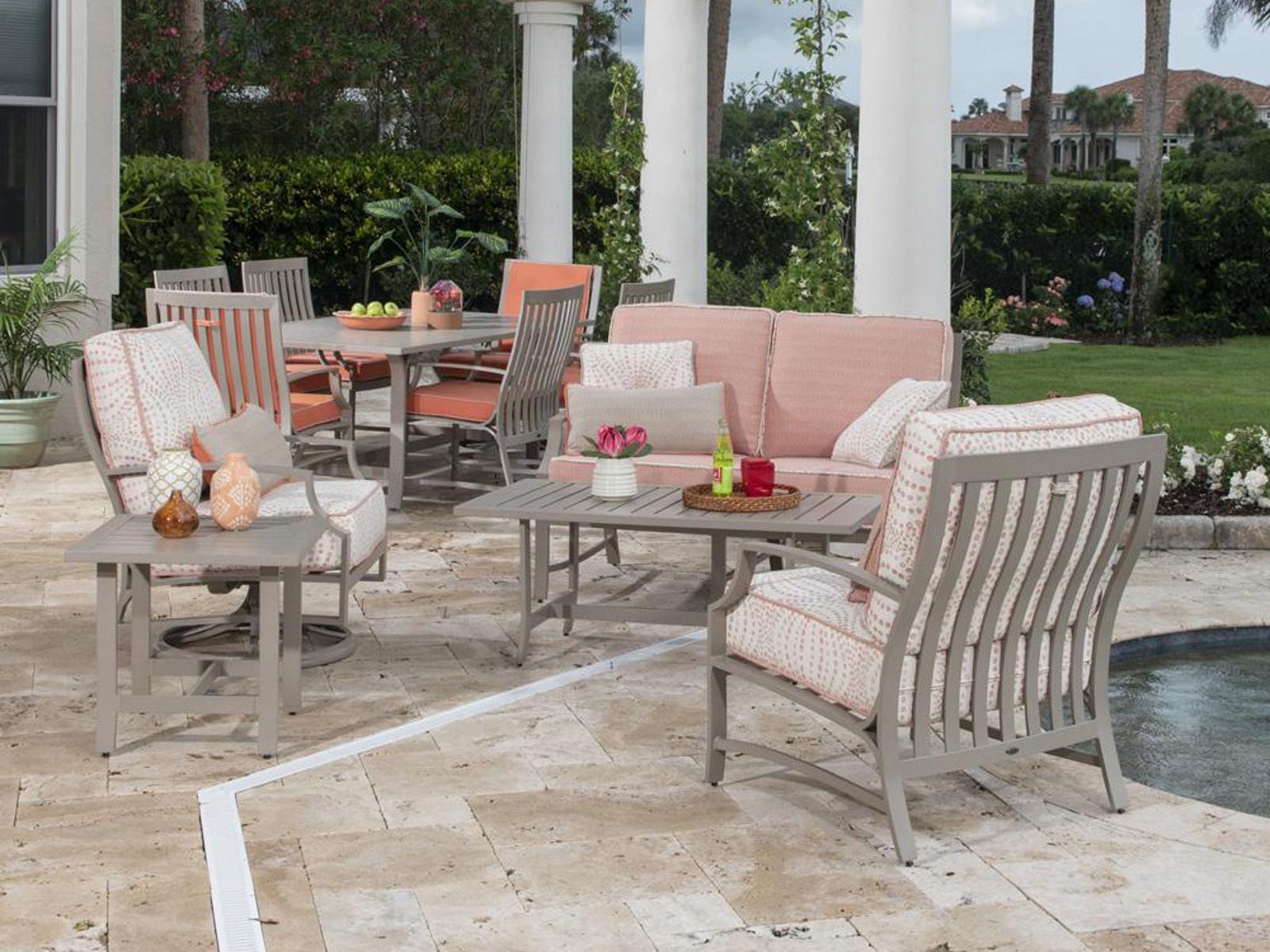 Woodard Seal Cove Aluminum Patio Lounge Set