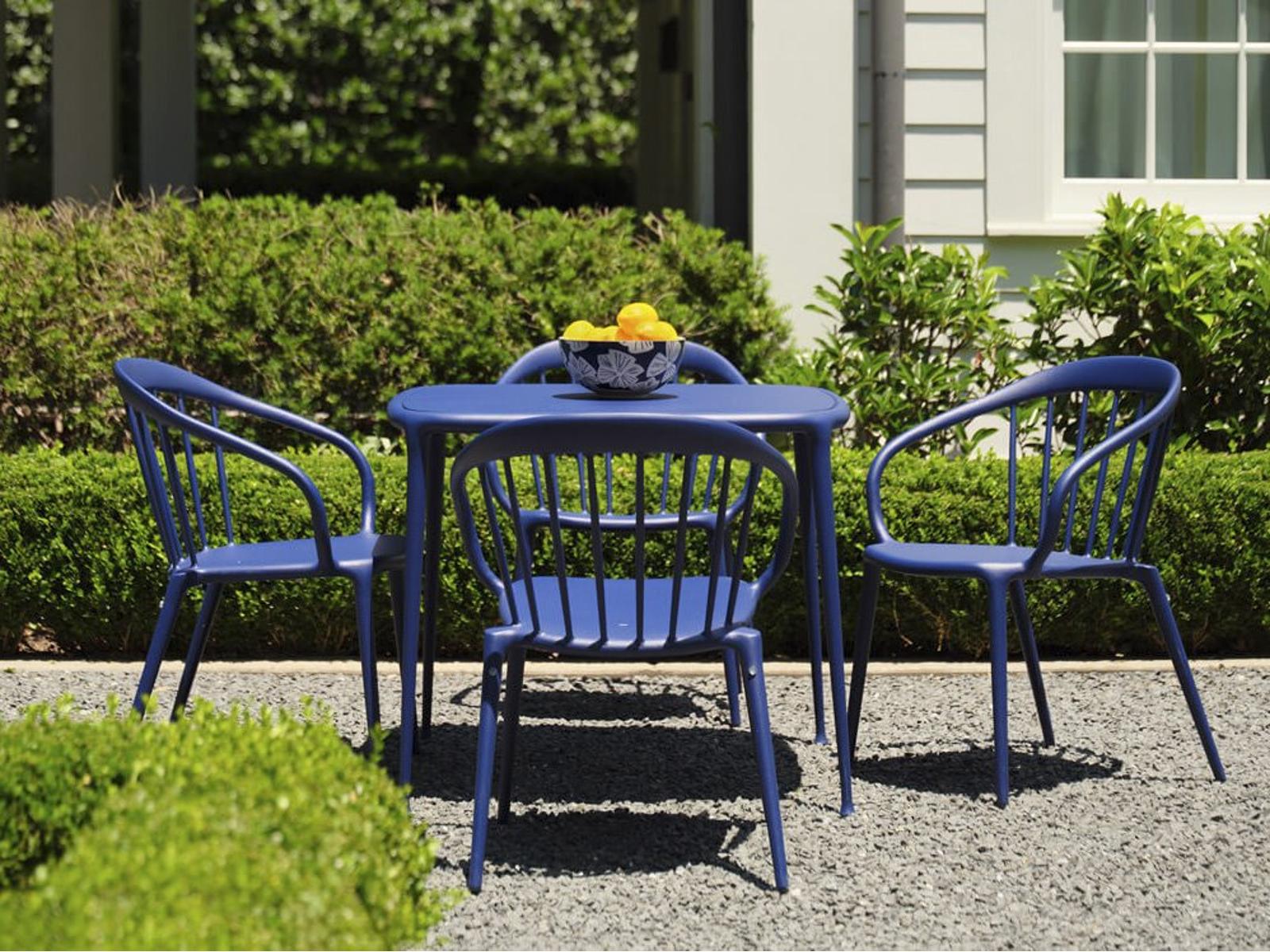 Woodard Windsor Cast Aluminum Outdoor Patio Dining Set