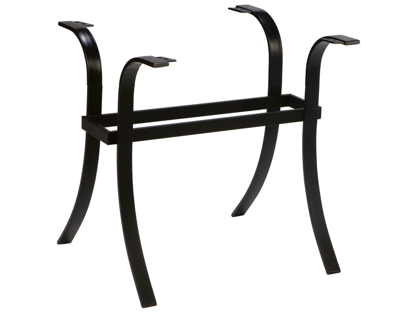 Winston Alternative Table Cast Extruded Aluminum Rectangular Dining Height Table Base