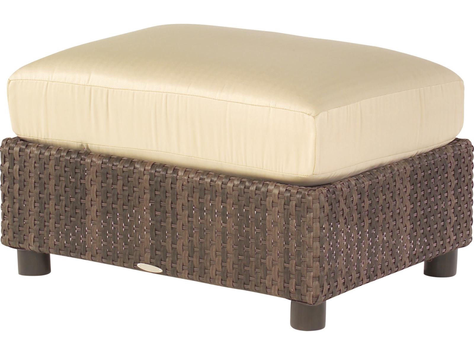 Woodard Whitecraft Aruba Ottoman