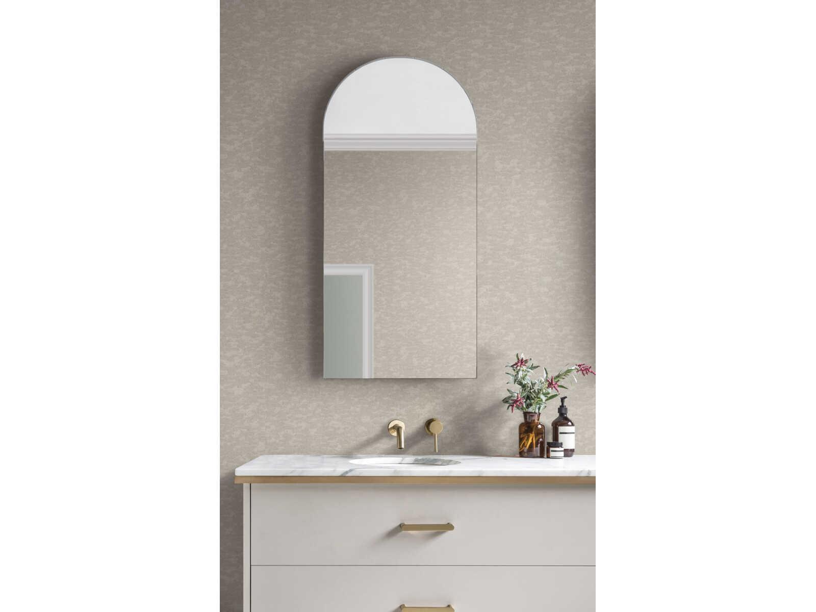York Wallcoverings Antonina Vella Dazzling Dimensions Volume II Taupe Weathered Cypress Wallpaper