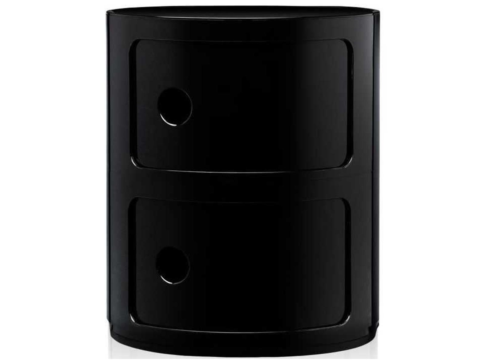 Kartell Componibili Black File Cabinet