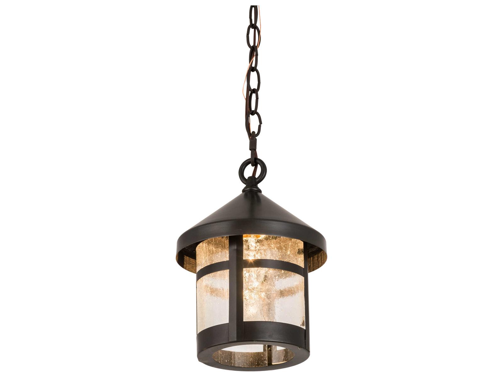 Meyda Craftsman Signature Fulton Outdoor Hanging Light