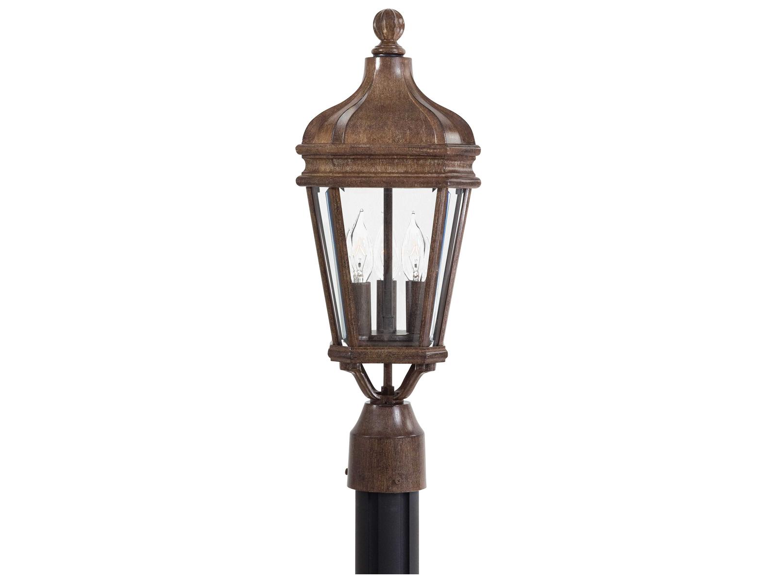 Minka Lavery Harrison Glass Outdoor Post Light