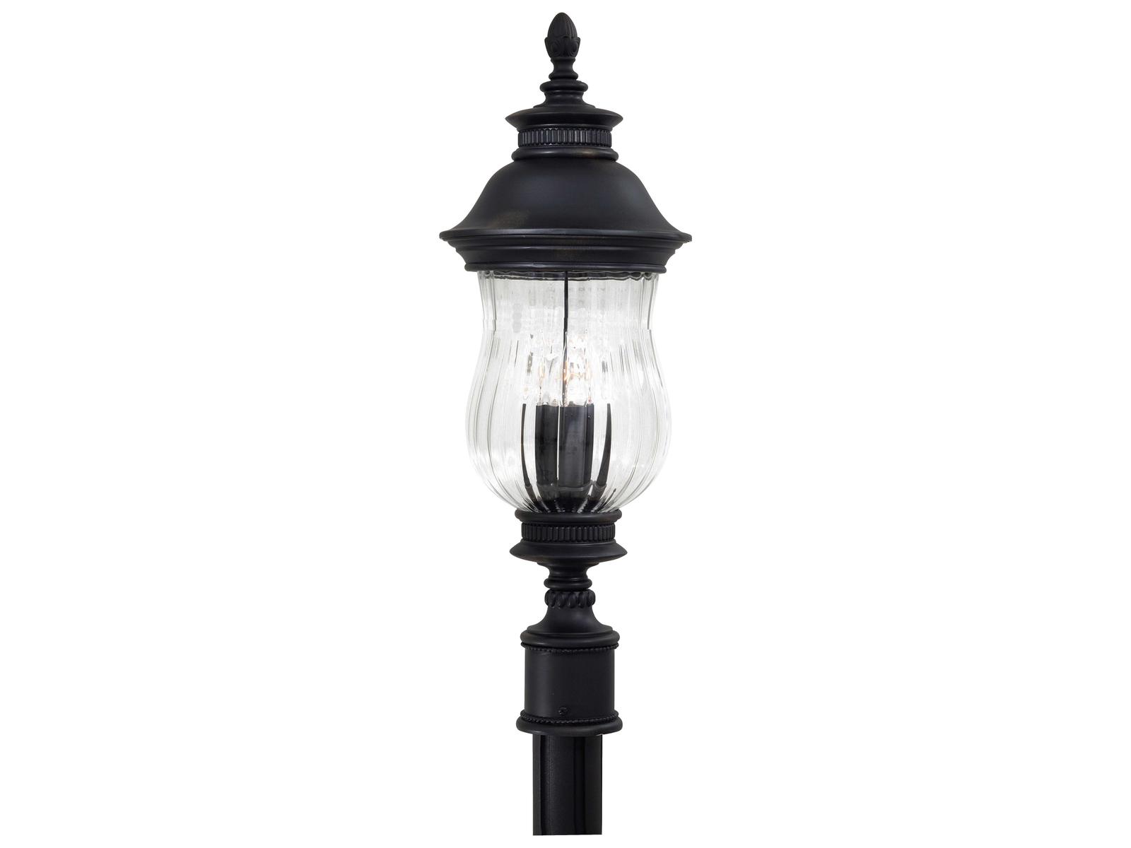 Minka Lavery Newport Glass Outdoor Post Light
