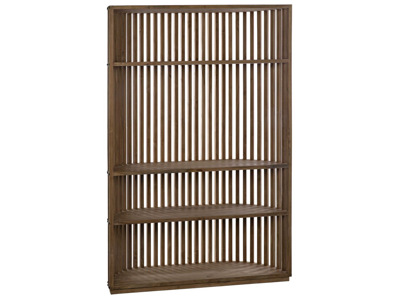 Noir Opal Teak Bookcase