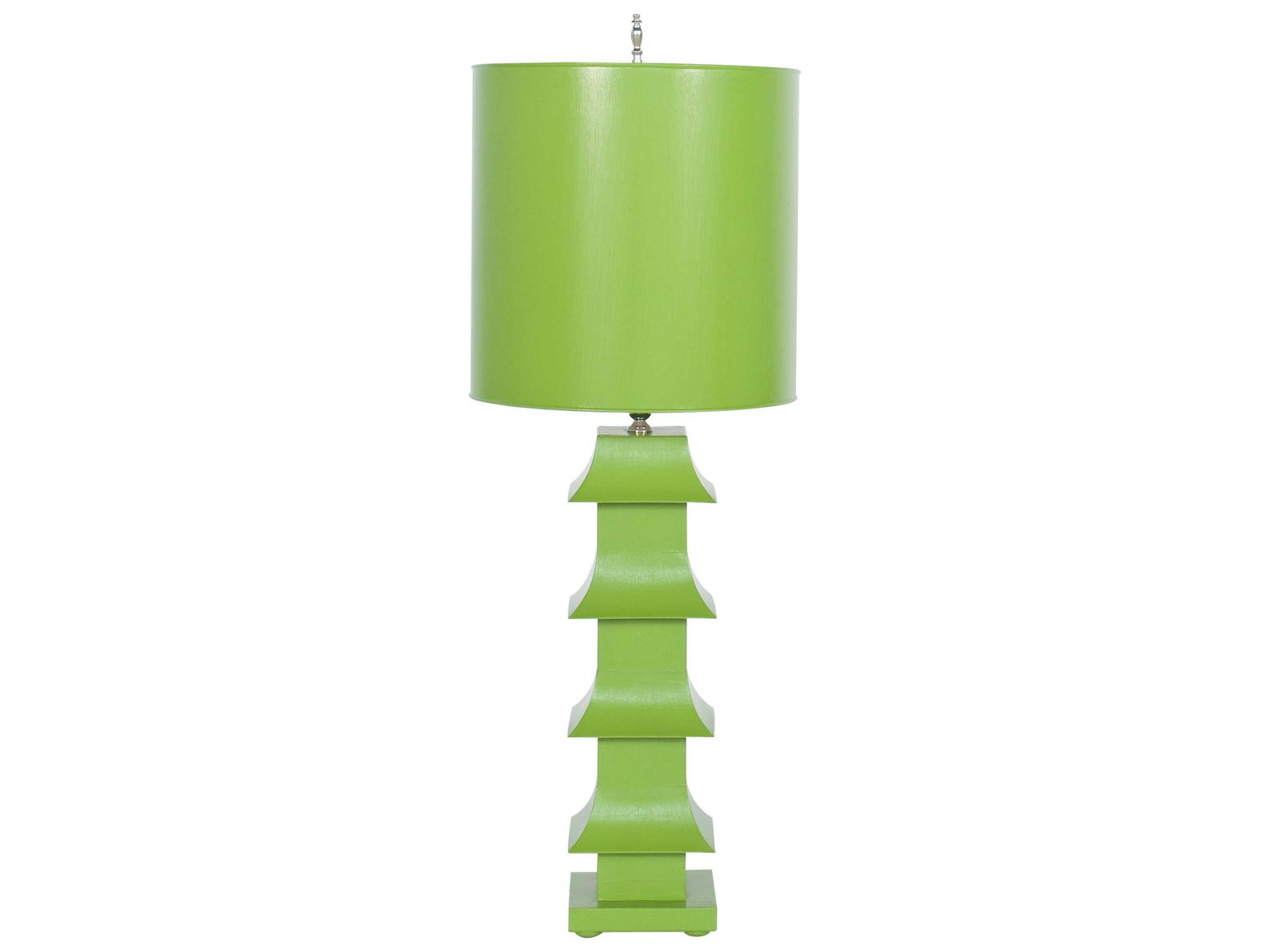 Worlds Away Tole Pagoda Table Lamp